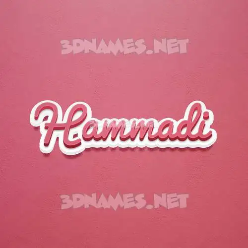 hammadi in Red Scribble style - 3D name wallpaper hammadi in Red Scribble style - 3D name wallpaper