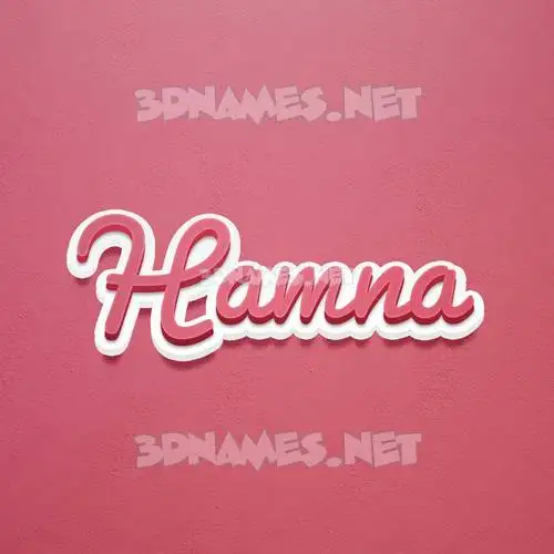 hamna in Red Scribble style - 3D name wallpaper hamna in Red Scribble style - 3D name wallpaper