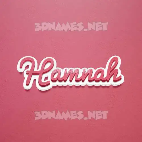 hamnah in Red Scribble style - 3D name wallpaper hamnah in Red Scribble style - 3D name wallpaper