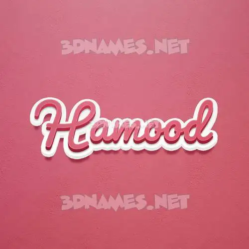 hamood in Red Scribble style - 3D name wallpaper hamood in Red Scribble style - 3D name wallpaper