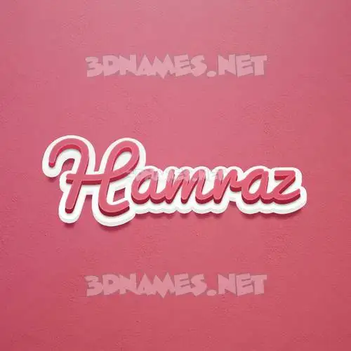 hamraz in Red Scribble style - 3D name wallpaper hamraz in Red Scribble style - 3D name wallpaper