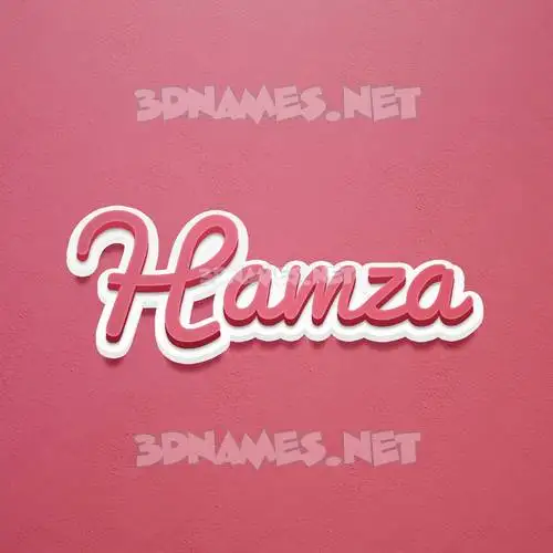 hamza in Red Scribble style - 3D name wallpaper hamza in Red Scribble style - 3D name wallpaper