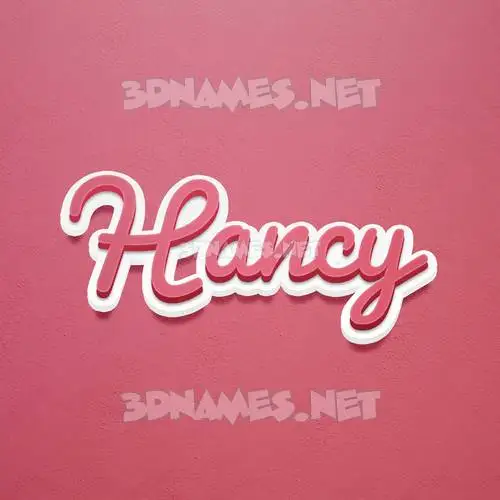 hancy in Red Scribble style - 3D name wallpaper hancy in Red Scribble style - 3D name wallpaper