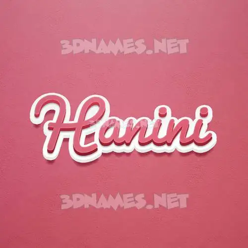 hanini in Red Scribble style - 3D name wallpaper hanini in Red Scribble style - 3D name wallpaper