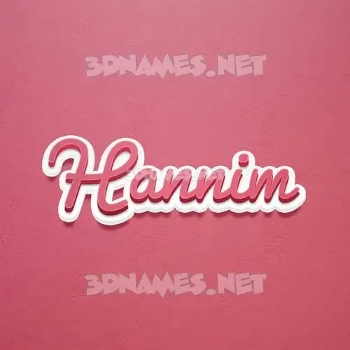 hannim in Red Scribble style - 3D name wallpaper hannim in Red Scribble style - 3D name wallpaper