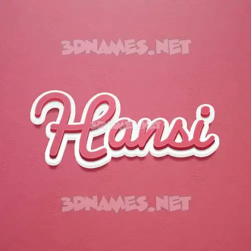 hansi in Red Scribble style - 3D name wallpaper hansi in Red Scribble style - 3D name wallpaper