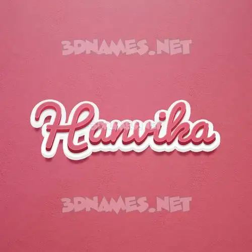 hanvika in Red Scribble style - 3D name wallpaper hanvika in Red Scribble style - 3D name wallpaper