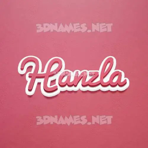 hanzla in Red Scribble style - 3D name wallpaper hanzla in Red Scribble style - 3D name wallpaper