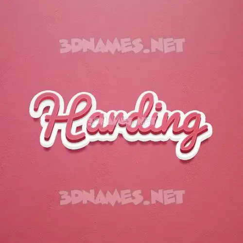 harding in Red Scribble style - 3D name wallpaper harding in Red Scribble style - 3D name wallpaper