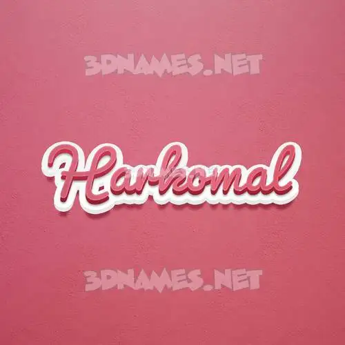 harkomal in Red Scribble style - 3D name wallpaper harkomal in Red Scribble style - 3D name wallpaper