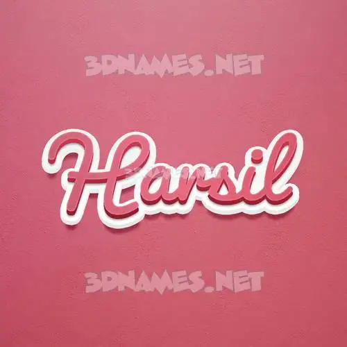 harsil in Red Scribble style - 3D name wallpaper harsil in Red Scribble style - 3D name wallpaper