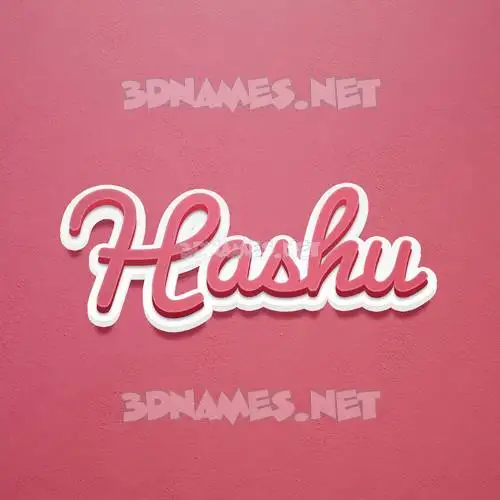 hashu in Red Scribble style - 3D name wallpaper hashu in Red Scribble style - 3D name wallpaper