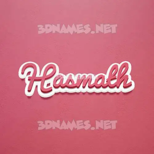 hasmath in Red Scribble style - 3D name wallpaper hasmath in Red Scribble style - 3D name wallpaper