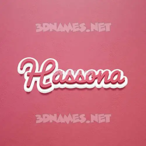 hassona in Red Scribble style - 3D name wallpaper hassona in Red Scribble style - 3D name wallpaper