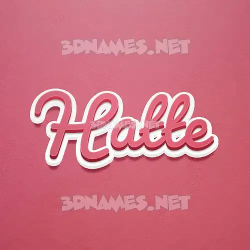 hatte in Red Scribble style - 3D name wallpaper hatte in Red Scribble style - 3D name wallpaper