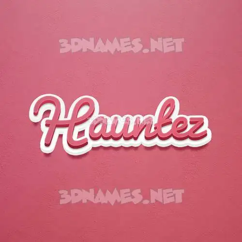 hauntez in Red Scribble style - 3D name wallpaper hauntez in Red Scribble style - 3D name wallpaper