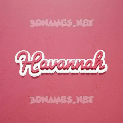 havannah in Red Scribble style - 3D name wallpaper havannah in Red Scribble style - 3D name wallpaper