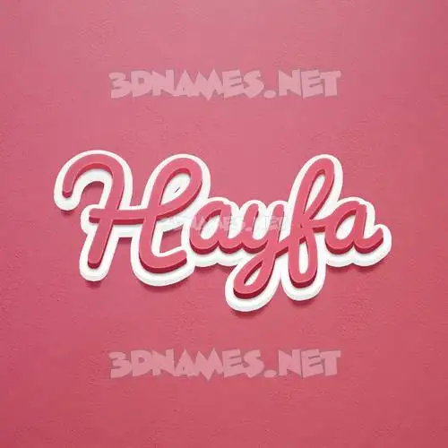 hayfa in Red Scribble style - 3D name wallpaper hayfa in Red Scribble style - 3D name wallpaper