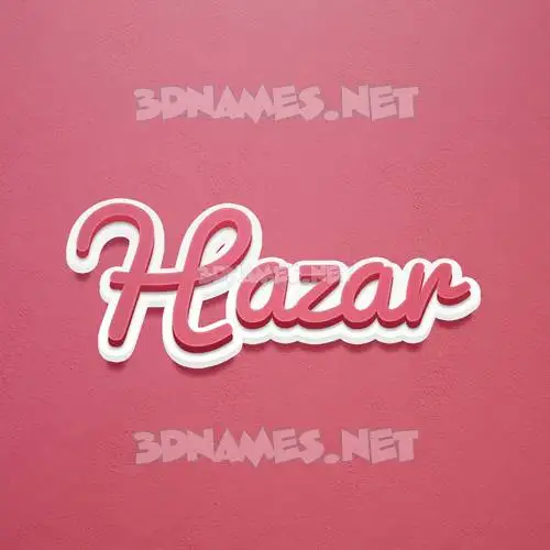 hazar in Red Scribble style - 3D name wallpaper hazar in Red Scribble style - 3D name wallpaper