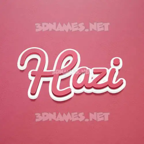 hazi in Red Scribble style - 3D name wallpaper hazi in Red Scribble style - 3D name wallpaper