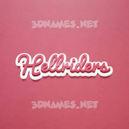 hellriders in Red Scribble style - 3D name wallpaper hellriders in Red Scribble style - 3D name wallpaper