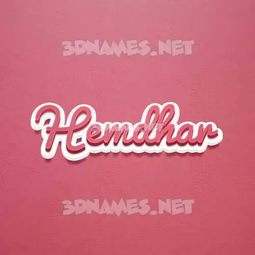 hemdhar in Red Scribble style - 3D name wallpaper hemdhar in Red Scribble style - 3D name wallpaper