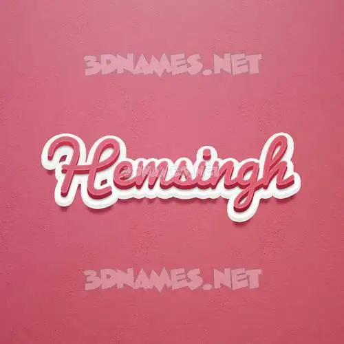 hemsingh in Red Scribble style - 3D name wallpaper hemsingh in Red Scribble style - 3D name wallpaper