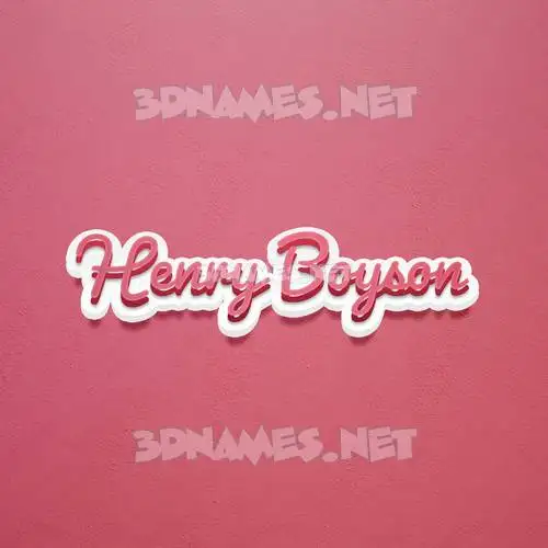 henry boyson in Red Scribble style - 3D name wallpaper henry boyson in Red Scribble style - 3D name wallpaper