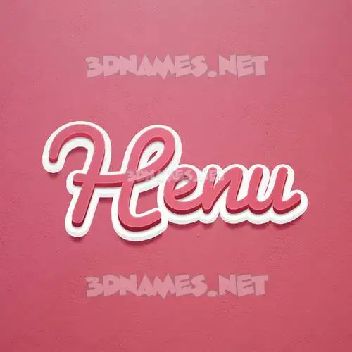 henu in Red Scribble style - 3D name wallpaper henu in Red Scribble style - 3D name wallpaper