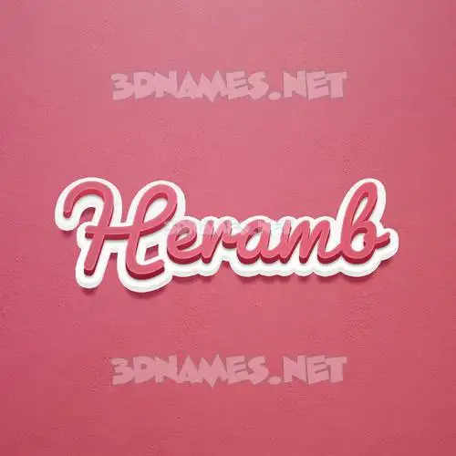 heramb in Red Scribble style - 3D name wallpaper heramb in Red Scribble style - 3D name wallpaper