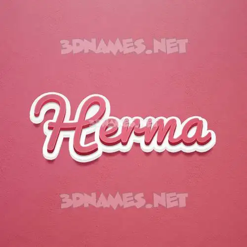 herma in Red Scribble style - 3D name wallpaper herma in Red Scribble style - 3D name wallpaper
