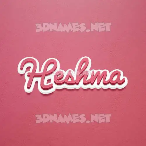heshma in Red Scribble style - 3D name wallpaper heshma in Red Scribble style - 3D name wallpaper