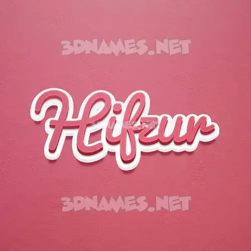 hifzur in Red Scribble style - 3D name wallpaper hifzur in Red Scribble style - 3D name wallpaper