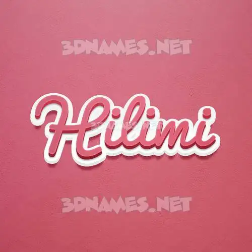hilimi in Red Scribble style - 3D name wallpaper hilimi in Red Scribble style - 3D name wallpaper