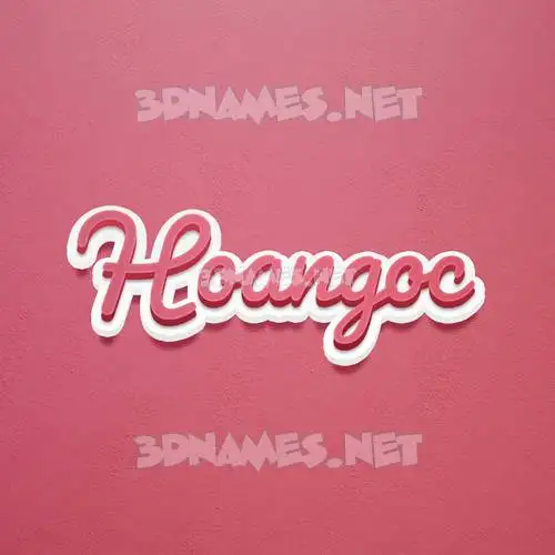 hoangoc in Red Scribble style - 3D name wallpaper hoangoc in Red Scribble style - 3D name wallpaper