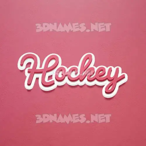 hockey in Red Scribble style - 3D name wallpaper hockey in Red Scribble style - 3D name wallpaper