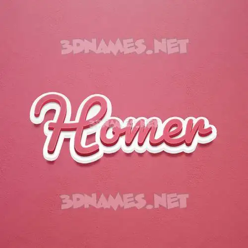 homer in Red Scribble style - 3D name wallpaper homer in Red Scribble style - 3D name wallpaper