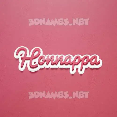 honnappa in Red Scribble style - 3D name wallpaper honnappa in Red Scribble style - 3D name wallpaper