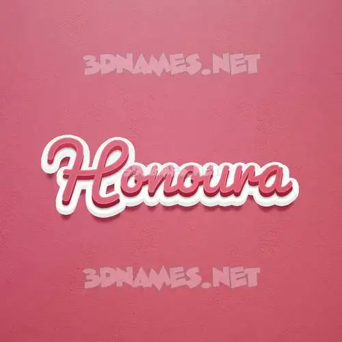 honoura in Red Scribble style - 3D name wallpaper honoura in Red Scribble style - 3D name wallpaper