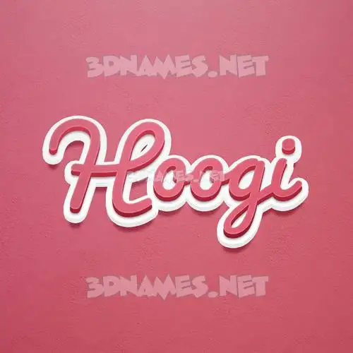 hoogi in Red Scribble style - 3D name wallpaper hoogi in Red Scribble style - 3D name wallpaper