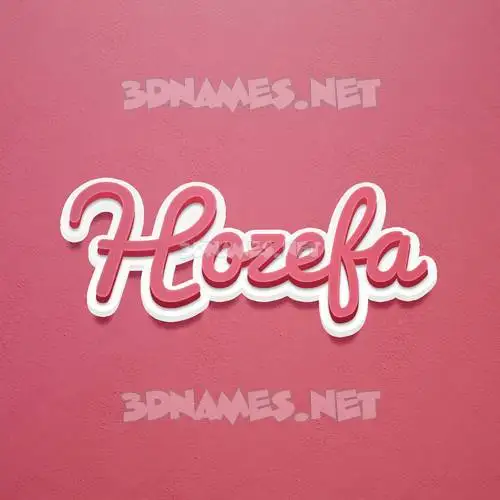 hozefa in Red Scribble style - 3D name wallpaper hozefa in Red Scribble style - 3D name wallpaper