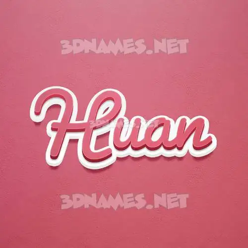 huan in Red Scribble style - 3D name wallpaper huan in Red Scribble style - 3D name wallpaper