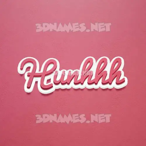 hunhhh in Red Scribble style - 3D name wallpaper hunhhh in Red Scribble style - 3D name wallpaper