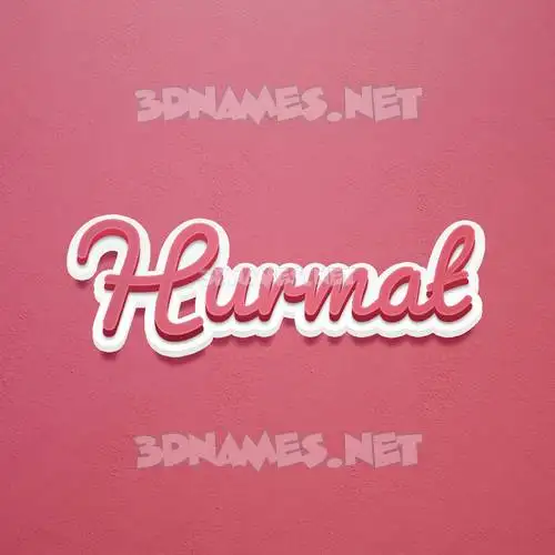 hurmat in Red Scribble style - 3D name wallpaper hurmat in Red Scribble style - 3D name wallpaper
