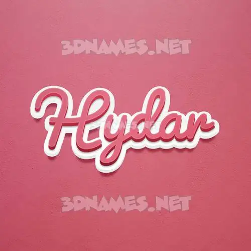 hydar in Red Scribble style - 3D name wallpaper hydar in Red Scribble style - 3D name wallpaper