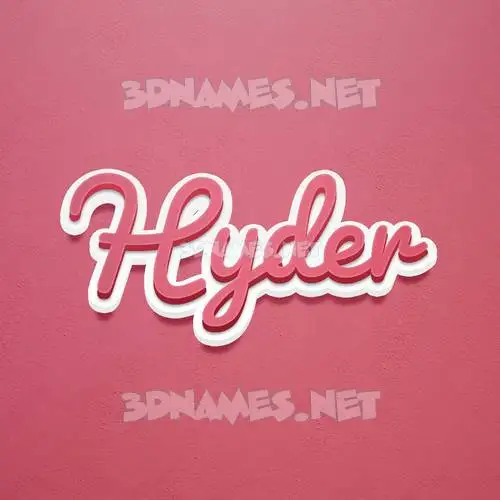 hyder in Red Scribble style - 3D name wallpaper hyder in Red Scribble style - 3D name wallpaper