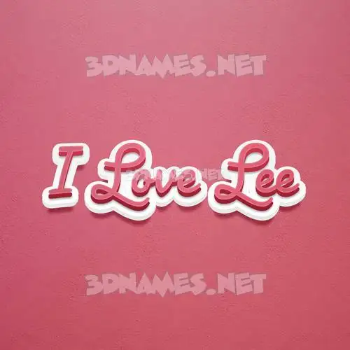 i love lee in Red Scribble style - 3D name wallpaper i love lee in Red Scribble style - 3D name wallpaper
