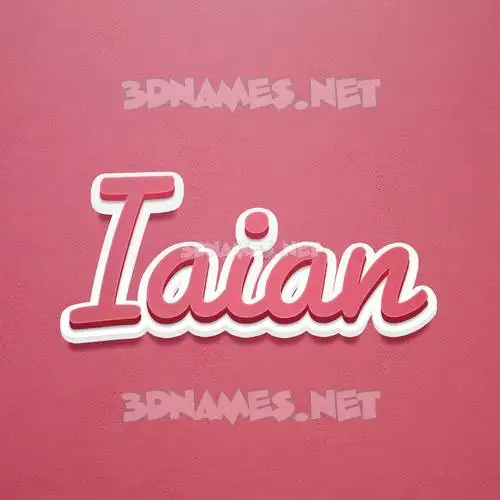 iaian in Red Scribble style - 3D name wallpaper iaian in Red Scribble style - 3D name wallpaper
