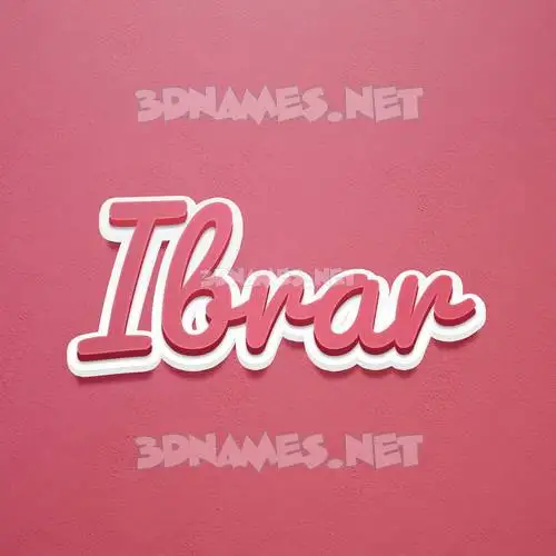 ibrar in Red Scribble style - 3D name wallpaper ibrar in Red Scribble style - 3D name wallpaper