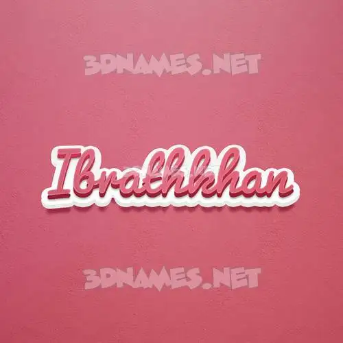 ibrathkhan in Red Scribble style - 3D name wallpaper ibrathkhan in Red Scribble style - 3D name wallpaper